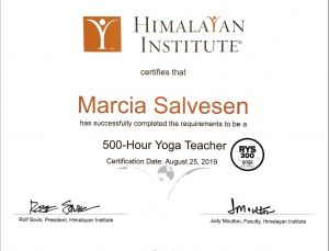 Marcia salvesen yoga teacher long island ny